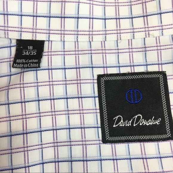 DAVID DONAHUE Long Sleeve with Collar Shirt - Picture 4 of 6